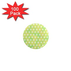 Traditional Patterns Hemp Pattern Green 1  Mini Magnets (100 Pack)  by Pakrebo