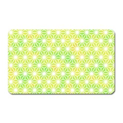 Traditional Patterns Hemp Pattern Green Magnet (rectangular) by Pakrebo