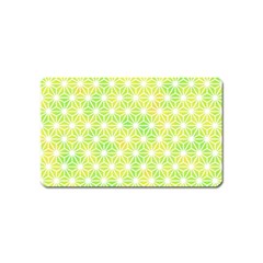 Traditional Patterns Hemp Pattern Green Magnet (name Card) by Pakrebo