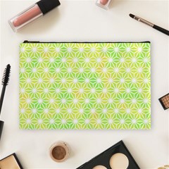 Traditional Patterns Hemp Pattern Green Cosmetic Bag (large) by Pakrebo