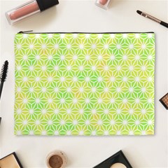 Traditional Patterns Hemp Pattern Green Cosmetic Bag (xl) by Pakrebo