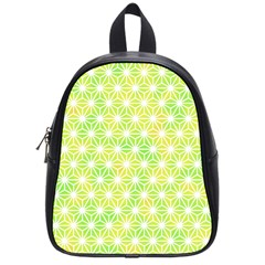 Traditional Patterns Hemp Pattern Green School Bag (small) by Pakrebo