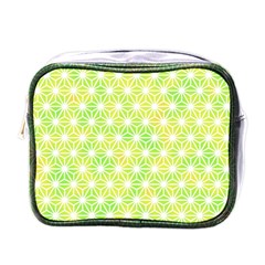 Traditional Patterns Hemp Pattern Green Mini Toiletries Bag (one Side) by Pakrebo