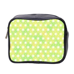 Traditional Patterns Hemp Pattern Green Mini Toiletries Bag (two Sides) by Pakrebo