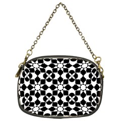 Mosaic Floral Repeat Pattern Chain Purse (one Side) by Pakrebo