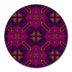 Backdrop Background Cloth Colorful Round Mousepads by Pakrebo