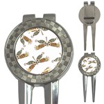 Pattern Dragonfly Background 3-in-1 Golf Divots Front