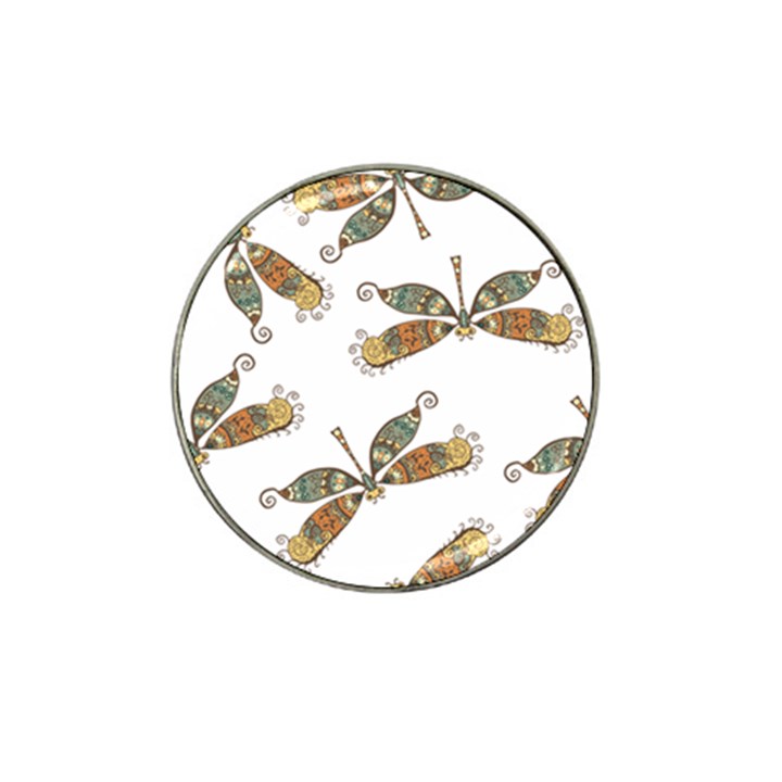 Pattern Dragonfly Background Hat Clip Ball Marker (10 pack)