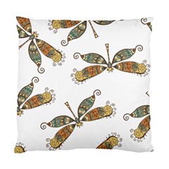 Pattern Dragonfly Background Standard Cushion Case (two Sides) by Pakrebo