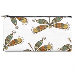 Pattern Dragonfly Background Pencil Cases by Pakrebo