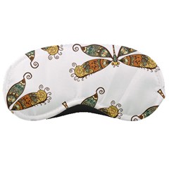 Pattern Dragonfly Background Sleeping Masks by Pakrebo