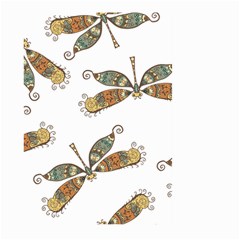 Pattern Dragonfly Background Large Garden Flag (two Sides) by Pakrebo