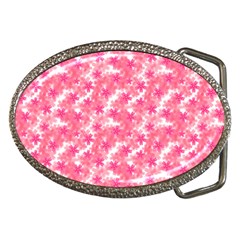 Phlox Spring April May Pink Belt Buckles by Pakrebo