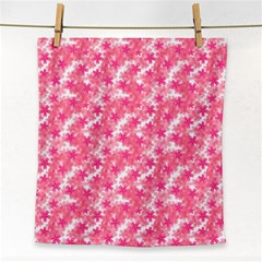 Phlox Spring April May Pink Face Towel by Pakrebo