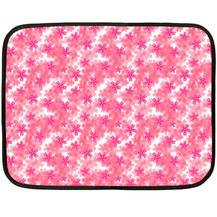 Phlox Spring April May Pink Double Sided Fleece Blanket (Mini) 