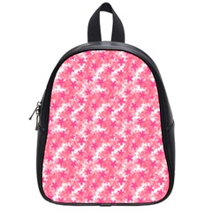 Phlox Spring April May Pink School Bag (small) by Pakrebo