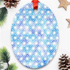 Traditional Patterns Hemp Pattern Ornament (oval)