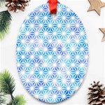 Traditional Patterns Hemp Pattern Ornament (Oval) Front