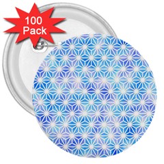 Traditional Patterns Hemp Pattern 3  Buttons (100 Pack)  by Pakrebo