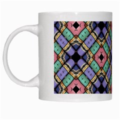 Pattern Wallpaper Background White Mugs by Pakrebo