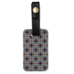 Pattern Wallpaper Background Luggage Tags (one Side)  by Pakrebo