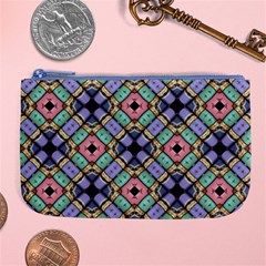 Pattern Wallpaper Background Large Coin Purse by Pakrebo