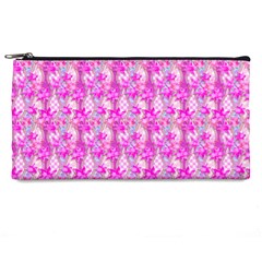 Maple Leaf Plant Seamless Pattern Pink Pencil Cases by Pakrebo