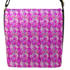 Maple Leaf Plant Seamless Pattern Pink Flap Closure Messenger Bag (s) by Pakrebo