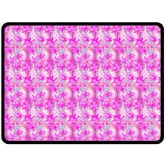 Maple Leaf Plant Seamless Pattern Pink Double Sided Fleece Blanket (large)  by Pakrebo