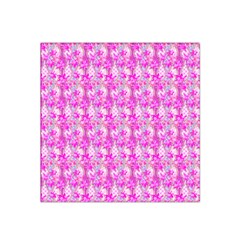 Maple Leaf Plant Seamless Pattern Pink Satin Bandana Scarf by Pakrebo