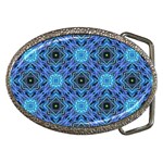 Blue Tile Wallpaper Texture Belt Buckles Front