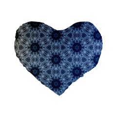 Pattern Patterns Seamless Design Standard 16  Premium Heart Shape Cushions