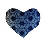 Pattern Patterns Seamless Design Standard 16  Premium Heart Shape Cushions Front