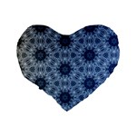 Pattern Patterns Seamless Design Standard 16  Premium Heart Shape Cushions Back