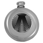 Concept Graphic 3d Model Fantasy Round Hip Flask (5 oz) Front