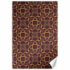 Pattern Decoration Art Ornate Canvas 24  X 36  by Pakrebo