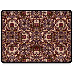 Pattern Decoration Art Ornate Double Sided Fleece Blanket (large)  by Pakrebo