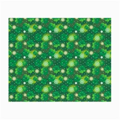 4 Leaf Clover Star Glitter Seamless Small Glasses Cloth (2-side) by Pakrebo