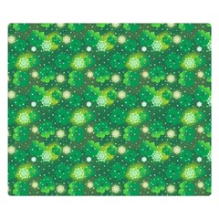 4 Leaf Clover Star Glitter Seamless Double Sided Flano Blanket (small)  by Pakrebo