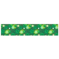 4 Leaf Clover Star Glitter Seamless Small Flano Scarf by Pakrebo