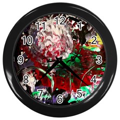 Dedelion Wall Clock (black) by bestdesignintheworld