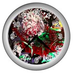 Dedelion Wall Clock (Silver) Front