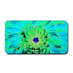 Aqua Cactus Dahlia Medium Bar Mats by myrubiogarden