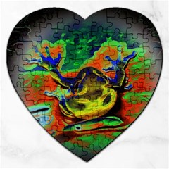 Abstract Transparent Background Jigsaw Puzzle (heart) by Pakrebo