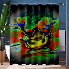 Abstract Transparent Background Shower Curtain 60  X 72  (medium)  by Pakrebo