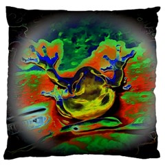 Abstract Transparent Background Standard Flano Cushion Case (one Side) by Pakrebo