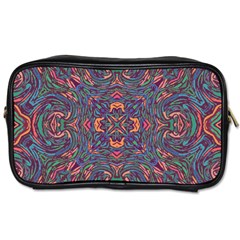 Tile Repeating Colors Textur Toiletries Bag (two Sides) by Pakrebo