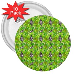 Maple Leaf Plant Seamless Pattern 3  Buttons (10 Pack)  by Pakrebo