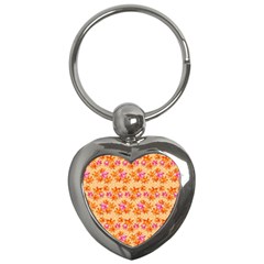 Maple Leaf Autumnal Leaves Autumn Key Chains (heart)  by Pakrebo