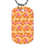 Maple Leaf Autumnal Leaves Autumn Dog Tag (Two Sides) Back